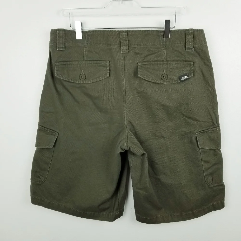 The North Face Army Green Cargo Shorts